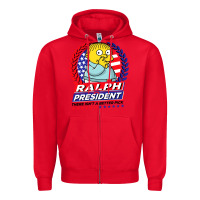 Red ralph for president Zipper Hoodie - tuanDangUi