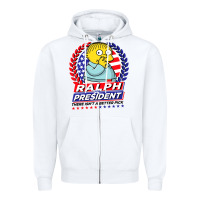 White ralph for president Zipper Hoodie - tuanDangUi