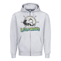 Heather Grey little buddy from gilligan's island Zipper Hoodie - tuanDangUi
