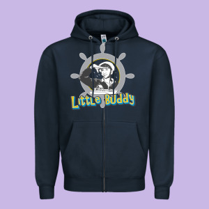 Little Buddy From Gilligan's Island Zipper Hoodie Designed By Tuandangui