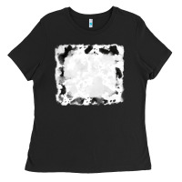 Black cowhide frames background Ladies Tee - RanaPortraitStore