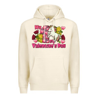 Tofu My first valentine's day unicorn Premium Hoodie - FaDigitalArtStudio