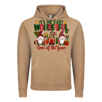 Vintage Coffee It's the most wonderful time of the year Vintage Hoodie - NancyCooperArtShop