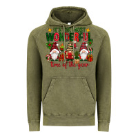 Vintage Olive It's the most wonderful time of the year Vintage Hoodie - NancyCooperArtShop