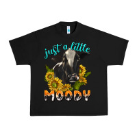 Black Just a Little Moody Urban Heavy Tee - texasbilliewilder
