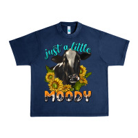 Navy Just a Little Moody Urban Heavy Tee - texasbilliewilder