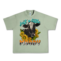 Oil Green Just a Little Moody Urban Heavy Tee - texasbilliewilder