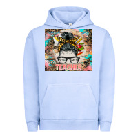 Pigment Grape Ice teacher messy bun tumbler Urban Hoodie - BarkalooDesign