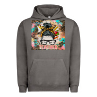 Pigment Tornado teacher messy bun tumbler Urban Hoodie - BarkalooDesign