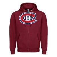 Burgundy the canadiens Zipper Hoodie - tuanDangUi