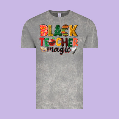 Black Teacher Magic Vintage Tee Designed By Nancycooperartshop