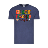 Vintage Denim black teacher magic Vintage Tee - NancyCooperArtShop
