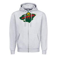 Heather Grey the wild Zipper Hoodie - tuanDangUi