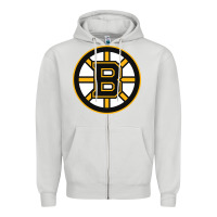 Dove Grey the bruins Zipper Hoodie - tuanDangUi