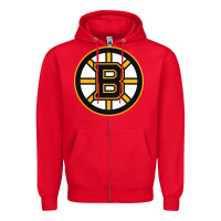 Red the bruins Zipper Hoodie - tuanDangUi