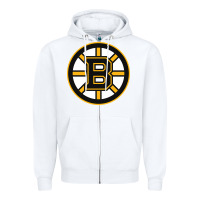 White the bruins Zipper Hoodie - tuanDangUi