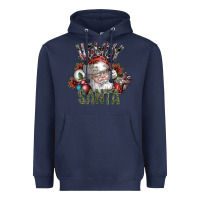 Navy howdy santa Heavyweight Hoodie - SublimationCraftShop