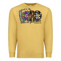 Antique Gold trust in the lord with all your heart Premium Sweatshirt - SublimationCraftShop