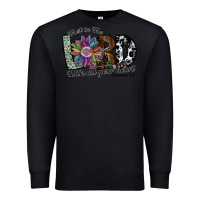Black trust in the lord with all your heart Premium Sweatshirt - SublimationCraftShop