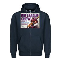 Navy big league chew Zipper Hoodie - tuanDangUi
