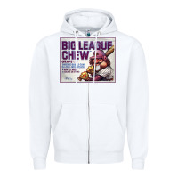 White big league chew Zipper Hoodie - tuanDangUi