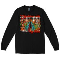 Black christmas with my tribe Long Sleeve Tee - Jasminsmagicworld