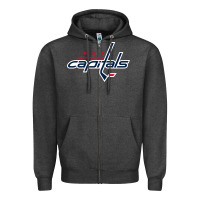 Charcoal Heather the capitals Zipper Hoodie - tuanDangUi