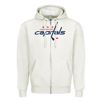 Oatmeal Heather the capitals Zipper Hoodie - tuanDangUi