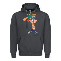 Smoke phineas and perry Zipper Hoodie - tuanDangUi