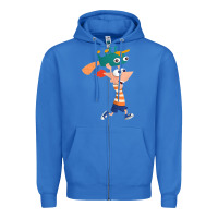 True Royal phineas and perry Zipper Hoodie - tuanDangUi