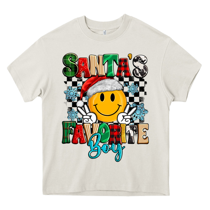 Santas Favorite Boy Heavy Core Tee by MaliasSmallBusiness | Teevron