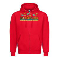 Red fall mama libbey glass Zipper Hoodie - BundleAndBundleShop