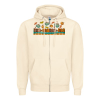 Sandshell fall mama libbey glass Zipper Hoodie - BundleAndBundleShop