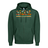 Sports Green fall mama libbey glass Zipper Hoodie - BundleAndBundleShop
