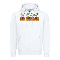 White fall mama libbey glass Zipper Hoodie - BundleAndBundleShop