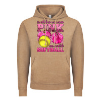 Vintage Coffee In October We Wear Pink and Watch Softball Vintage Hoodie - texasbilliewilder