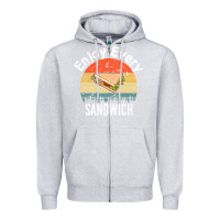 Heather Grey enjoy every sandwich   sandwich gift   sandwich lover   funny gift ide Zipper Hoodie - tuanDangUi