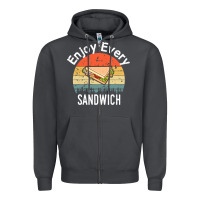 Smoke enjoy every sandwich   sandwich gift   sandwich lover   funny gift ide Zipper Hoodie - tuanDangUi