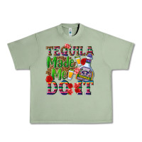 Oil Green Tequila made me do it Urban Heavy Tee - NancyCooperArtShop