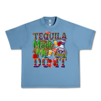 Pebble Blue Tequila made me do it Urban Heavy Tee - NancyCooperArtShop