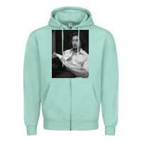 Seafoam adam driver 40 Zipper Hoodie - tuanDangUi