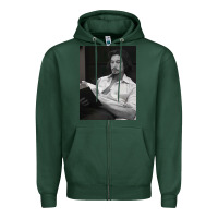 Sports Green adam driver 40 Zipper Hoodie - tuanDangUi