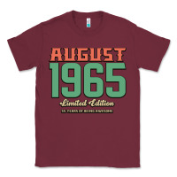 Burgundy August 1965 Limited Edition 55 Years Of Being Awesome Classic Tee - Bettercallsaul