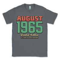 Charcoal Heather August 1965 Limited Edition 55 Years Of Being Awesome Classic Tee - Bettercallsaul