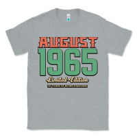 Heather Grey August 1965 Limited Edition 55 Years Of Being Awesome Classic Tee - Bettercallsaul