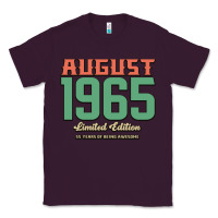 Plum August 1965 Limited Edition 55 Years Of Being Awesome Classic Tee - Bettercallsaul