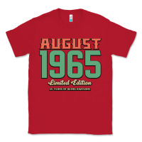 Red August 1965 Limited Edition 55 Years Of Being Awesome Classic Tee - Bettercallsaul