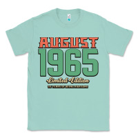 Seafoam August 1965 Limited Edition 55 Years Of Being Awesome Classic Tee - Bettercallsaul