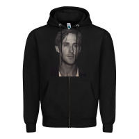 Black ryan gosling 15 Zipper Hoodie - tuanDangUi