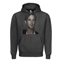 Charcoal Heather ryan gosling 15 Zipper Hoodie - tuanDangUi